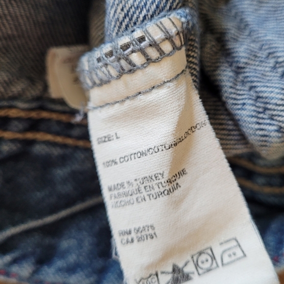 Tommy Hilfiger Trucker Jean Medium Wash Denim Jacket Size Women's Large - Picture 12 of 12